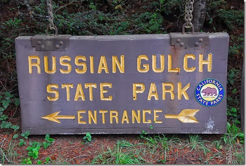 Russian Gulch Sign