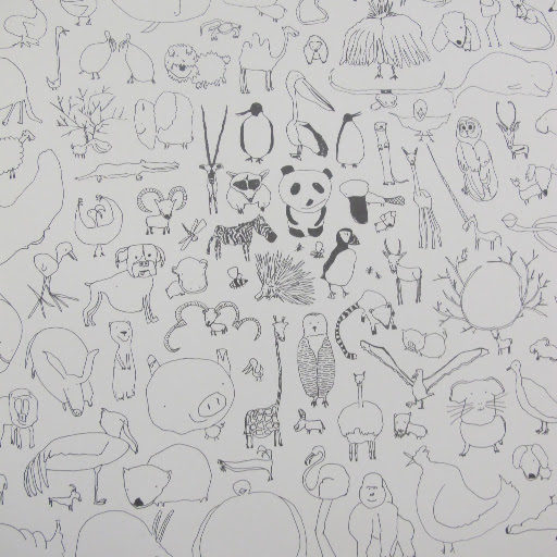 Stephen also sold a large print of several of his drawings.