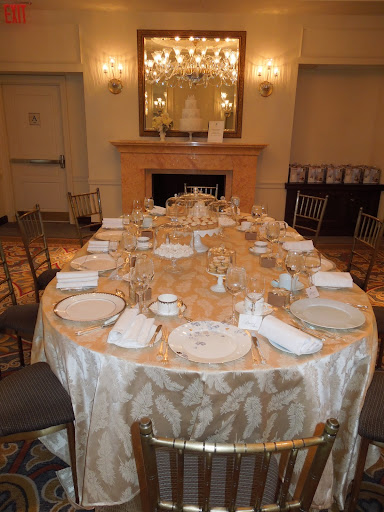 The regal Roswell dining room at the New York Palace Hotel provided a beautiful backdrop for our intimate get-together.