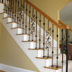 Forged K-Scroll Newel
