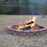 A fall bonfire.