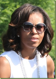 Michelle Obama jackie O pose