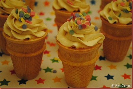 Cupcakes de helado Cupcakes de helado