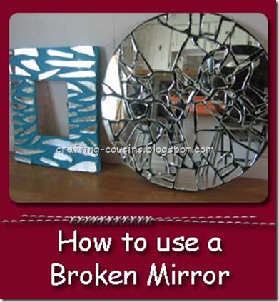 Crafty Cousins Mirror On The Wall Broken Mirror Side