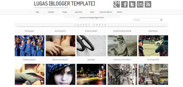 lugas blogger template