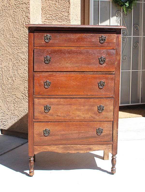 antique chest before