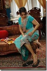 Nikitha Hot Saree Pics in Apartment Movie