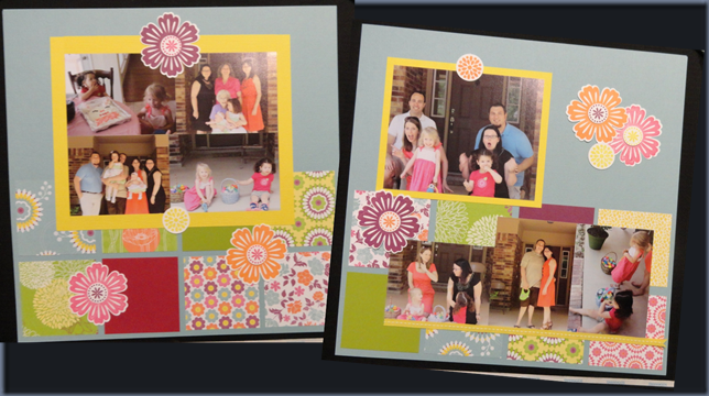 Scrapbook page June class 2012