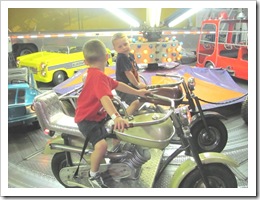 Florida vacation Old Town Ronnie Kyle Cody on motorcycles