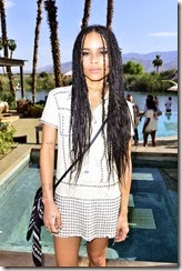 LA QUINTA, CA - APRIL 10:  Actress Zoe Kravitz attends Coach Backstage at SOHO Desert House on April 10, 2015 in La Quinta, California.  (Photo by Jerod Harris/Getty Images for Coach)