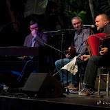 David Munnelly, accordion, with Mick Conneely, fiddle, and Ryan Molloy, keyboard, had as much fun entertaining the audience as the audience had listening to them play a good selection of tunes, from stomping fast reels and jigs through to haunting slow airs. As usual the Palm House was a sparkling venue, the dark night background outside giving an extra warming glow to the event within. LIF'12 Munnelly, Conneely & Molloy at the Palm House
