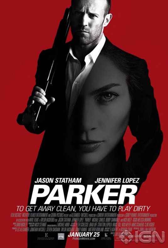 Jason Statham rendet rak a Parker poszterén