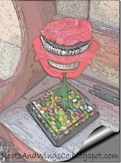 flower cupcake holder a