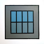 garden (inside), 1996, acrylic on canvas, 40 x 40 in.