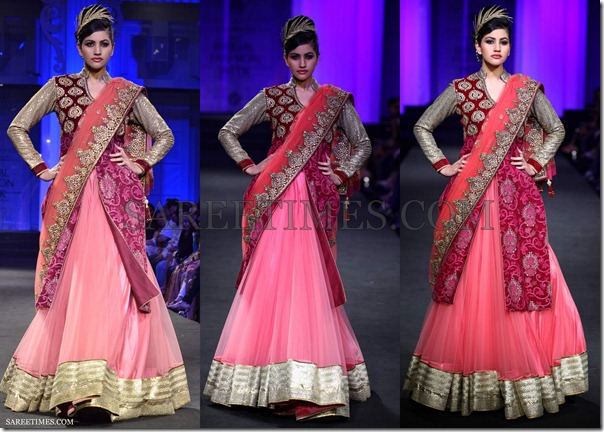 Vikram_Phadnis_Pink_Maroon_Lehenga