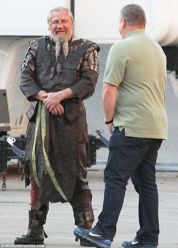 Ray Winstone a Noé forgatásán 03