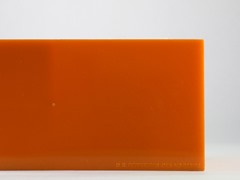 Orange, white and smoked transparent perpetual calendar