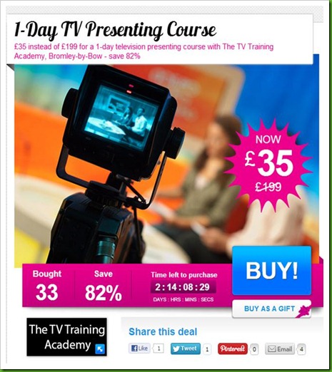 TV Presenters Course TV Presenters Course