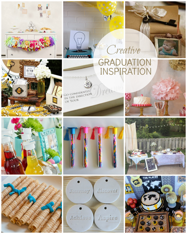 Creative Graduation Inspiration  Round Up via homework | carolynshomework.com 