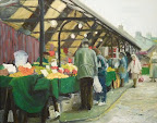 Beth Dilly "Market Italy" 2009 Oil On Canvas 11 x 14 $300 Beth Dilly "Market Italy" 2009 Oil On Canvas 11 x 14 $300