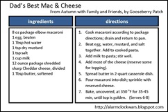 dads best mac and cheese card dads best mac and cheese card