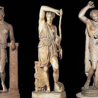 28.- Concurso de Amazonas. Policleto, Fidias y Crésilas