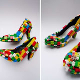 Building Block Heels Finn Stone's Limited Edition LEG-GO Stilettos Are Colorful and Playful