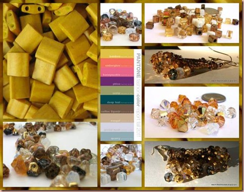 Bamboo Bead Color Collage Bamboo Bead Color Collage