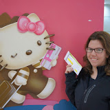 The flight over to Asia! Complete with hello kitty terminal. 2012-1-25 Taiwan
