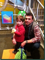 dad and jake at MOD dad and jake at MOD