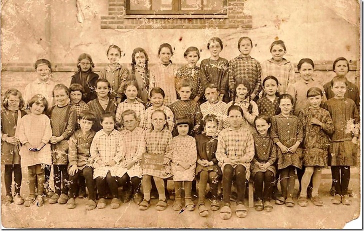 photo classe cole filles 1930-1931