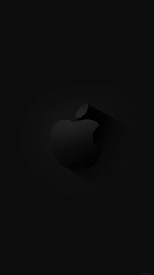 Apple logo dark iphone6 wallpaper