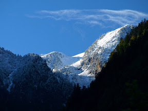 Montañas nevadas cerca de Cauterets