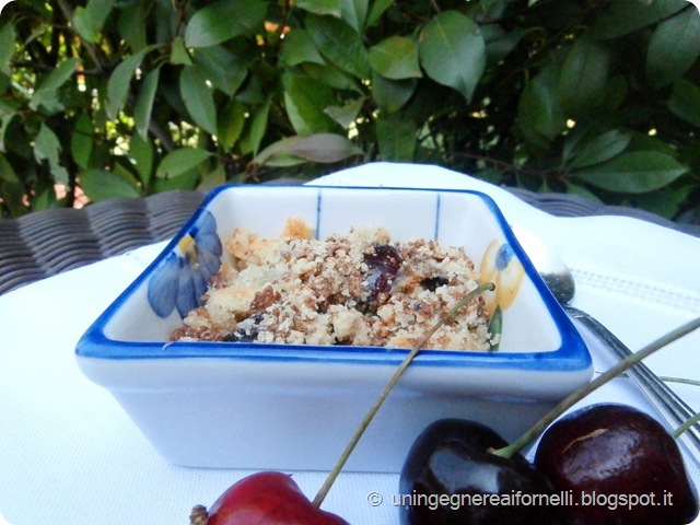 tortine ciliegie crumble senza uova lecitina tortine ciliegie crumble senza uova lecitina