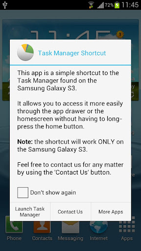 Galaxy S3 S4 Task Manager