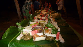 Tongan Feast am Ano Beach.