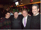 Lance Dashefsky, Stonewall Democrats Past Presidents Marty Algaze & Bob Zuckerman, and Howie Katz.