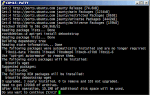 DebootStrap is a tool which will install a Debian base system into a subdirectory of another, already installed system.