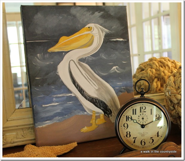 pelican painting