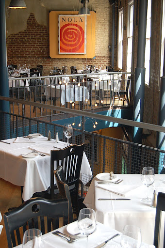 Nola in New Orleans. This restaurant has a more rustic atmosphere.