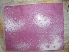 gelli printed papers paint w white spray