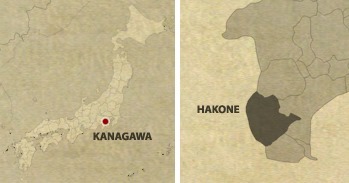 Japan Hakone Location Map
