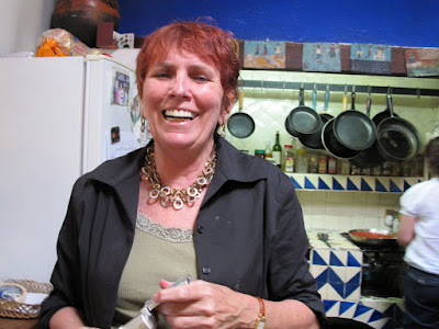 Susan in the kitchen
