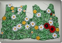 irish crochet poppy top how to 1