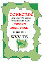 SEIZOEN 2010-2011 - WVV F5 - 01 SEP - WVV F5 - OORKONDE