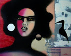 "Raven" 40x50 (oil/acrylic on canvas)