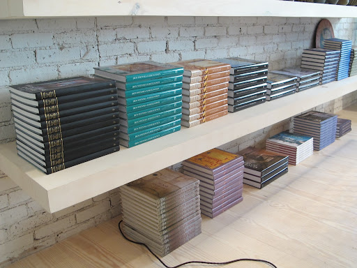 BOOKS! Jill has a vast selection available for purchase.