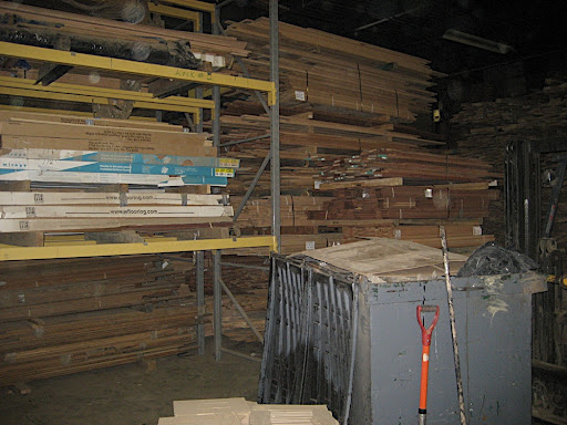 For the size of the space and the amount of materials it contains, it needs to be well organized.
