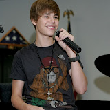 Justin Bieber Visits Cole High