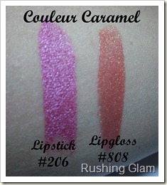 Couleur Caramel lipstick and lipgloss (4)